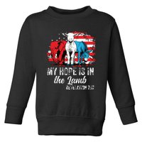 My Hope Is In The Lamb Funny Scripture Elephant Donkey Us Toddler Sweatshirt