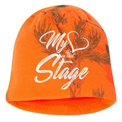 My Heart Is On That Stage Dance Recital Ballet Dance Mom Cute Gift Kati - Camo Knit Beanie