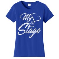 My Heart Is On That Stage Dance Recital Ballet Dance Mom Cute Gift Women's T-Shirt