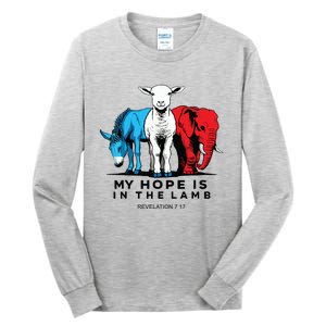 My Hope Is In The Lamb Tall Long Sleeve T-Shirt