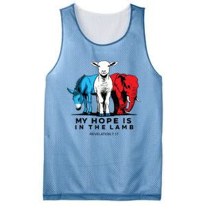 My Hope Is In The Lamb Mesh Reversible Basketball Jersey Tank