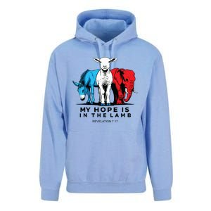 My Hope Is In The Lamb Unisex Surf Hoodie