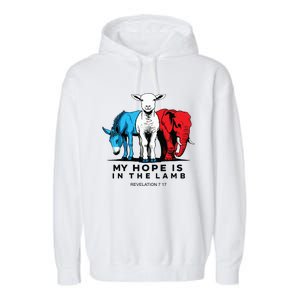 My Hope Is In The Lamb Garment-Dyed Fleece Hoodie