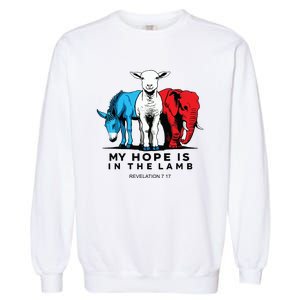 My Hope Is In The Lamb Garment-Dyed Sweatshirt