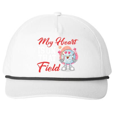 My Heart Is On That Field Baseball Gift Snapback Five-Panel Rope Hat