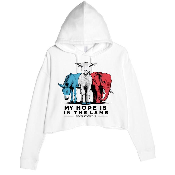 My Hope Is In The Lamb Crop Fleece Hoodie