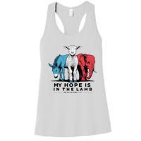 My Hope Is In The Lamb Women's Racerback Tank