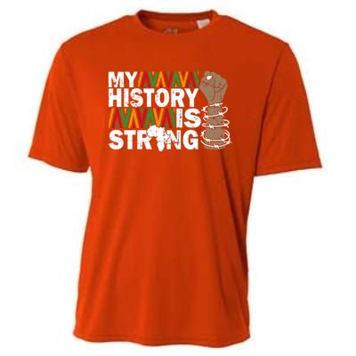 My History Is Strong African American Black Juneteenth Funny Gift Cooling Performance Crew T-Shirt