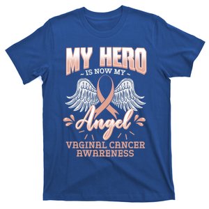 My Hero Is Now My Angel Vaginal Cancer Awareness Supporter Gift T-Shirt