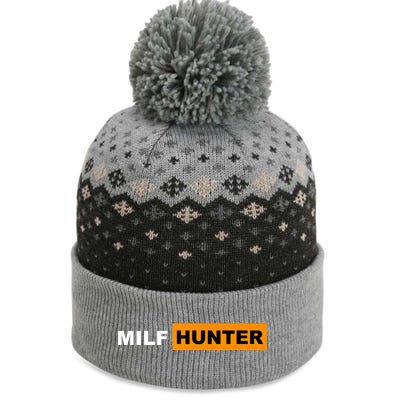 MILF Hunter I Love Milfs MILF's Hot Mom Hunter Lover Gift The Baniff Cuffed Pom Beanie