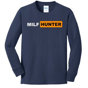 MILF Hunter I Love Milfs MILF's Hot Mom Hunter Lover Gift Kids Long Sleeve Shirt