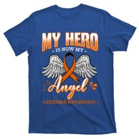 My Hero Is Now My Angel Leukemia Bone Marrow Hematologists Gift T-Shirt