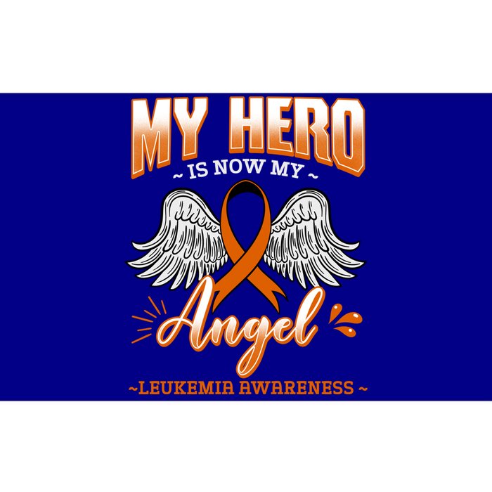 My Hero Is Now My Angel Leukemia Bone Marrow Hematologists Gift Bumper Sticker