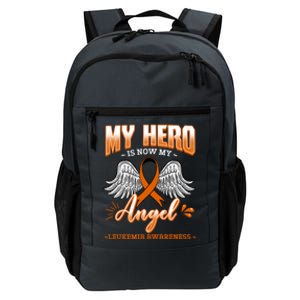 My Hero Is Now My Angel Leukemia Bone Marrow Hematologists Gift Daily Commute Backpack