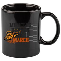 Miracles Happen in March College March Basketball Madness 11oz C Handle Ceramic Mug