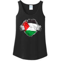 My Heart Is Always With Palestine . Ladies Essential Tank