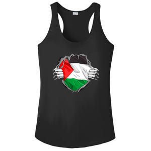 My Heart Is Always With Palestine . Ladies PosiCharge Competitor Racerback Tank