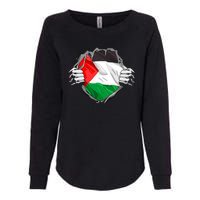 My Heart Is Always With Palestine . Womens California Wash Sweatshirt