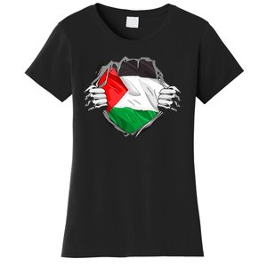 My Heart Is Always With Palestine . Women's T-Shirt