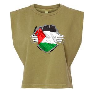 My Heart Is Always With Palestine . Garment-Dyed Women's Muscle Tee