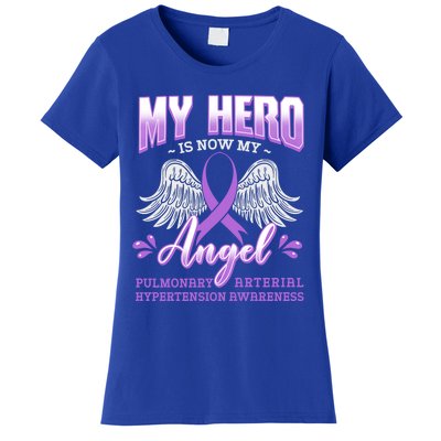 My Hero Is Now My Angel Pulmonary Hypertension Awareness Gift Women's T-Shirt