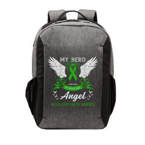 My Hero Is Now My Angel Gallbladder Cancer Awareness Month Gift Vector Backpack