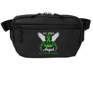 My Hero Is Now My Angel Gallbladder Cancer Awareness Month Gift Crossbody Pack