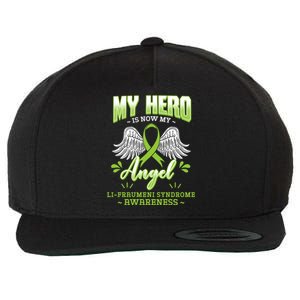 My Hero Is Now My Angel Li–fraui Syndrome Awareness Sbla Gift Wool Snapback Cap