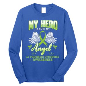 My Hero Is Now My Angel Li–fraui Syndrome Awareness Sbla Gift Long Sleeve Shirt