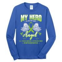 My Hero Is Now My Angel Li–fraui Syndrome Awareness Sbla Gift Tall Long Sleeve T-Shirt