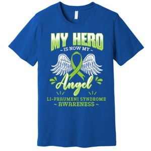 My Hero Is Now My Angel Li–fraui Syndrome Awareness Sbla Gift Premium T-Shirt