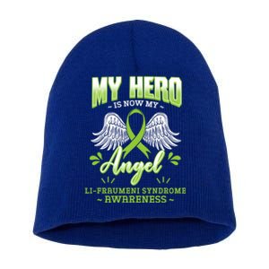 My Hero Is Now My Angel Li–fraui Syndrome Awareness Sbla Gift Short Acrylic Beanie