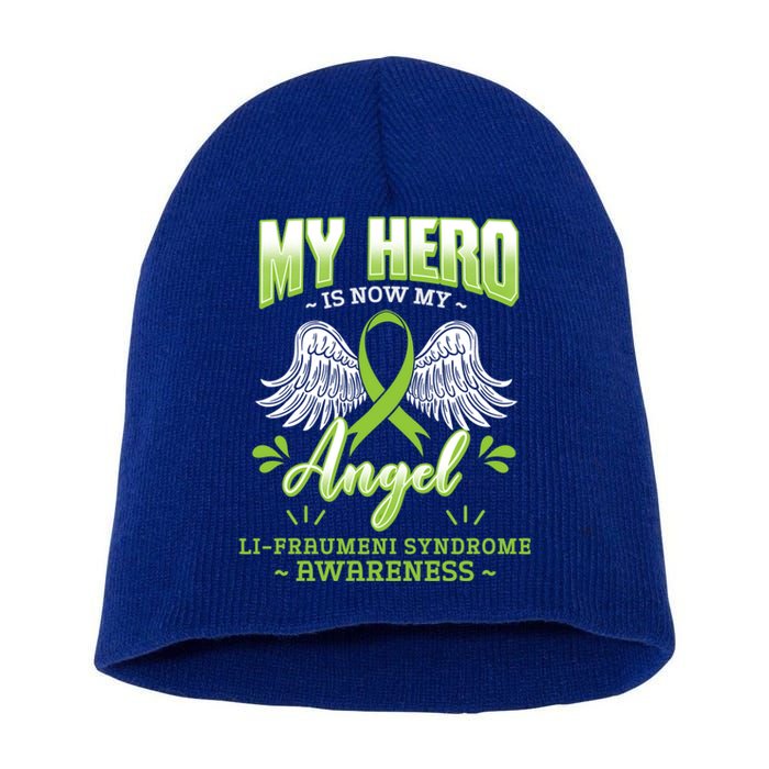 My Hero Is Now My Angel Li–fraui Syndrome Awareness Sbla Gift Short Acrylic Beanie