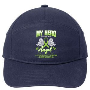 My Hero Is Now My Angel Li–fraui Syndrome Awareness Sbla Gift 7-Panel Snapback Hat