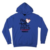 My Heart Is On That Field Ballpark Mama Baseball Mimi Gift Hoodie