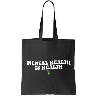 Mental Health Is Health Awareness Ribbon Bag