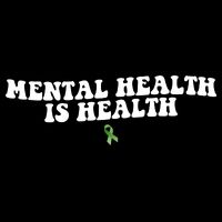 Mental Health Is Health Awareness Ribbon Zip Tote Bag