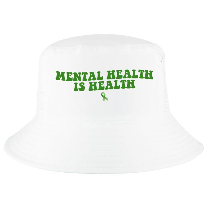 Mental Health Is Health Awareness Ribbon Cool Comfort Performance Bucket Hat