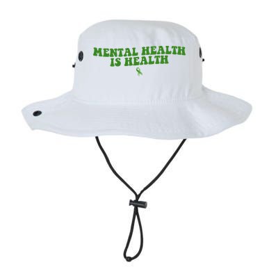 Mental Health Is Health Awareness Ribbon Bucket Hat