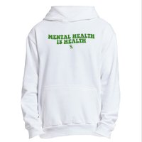 Mental Health Is Health Awareness Ribbon Urban Pullover Hoodie