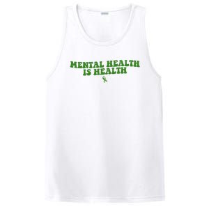 Mental Health Is Health Awareness Ribbon PosiCharge Competitor Tank