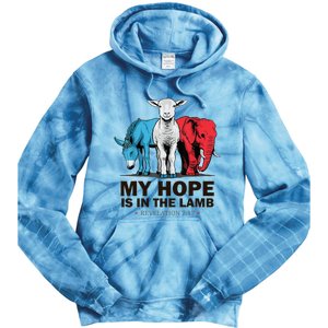 My Hope Is In The Lamb Tie Dye Hoodie