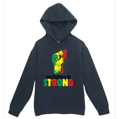 My History Is Strong Junetheen Black History Power African Gift Urban Pullover Hoodie