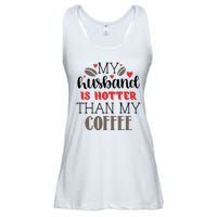 My Husband Is Hotter Than My Coffee Funny Ladies Essential Flowy Tank