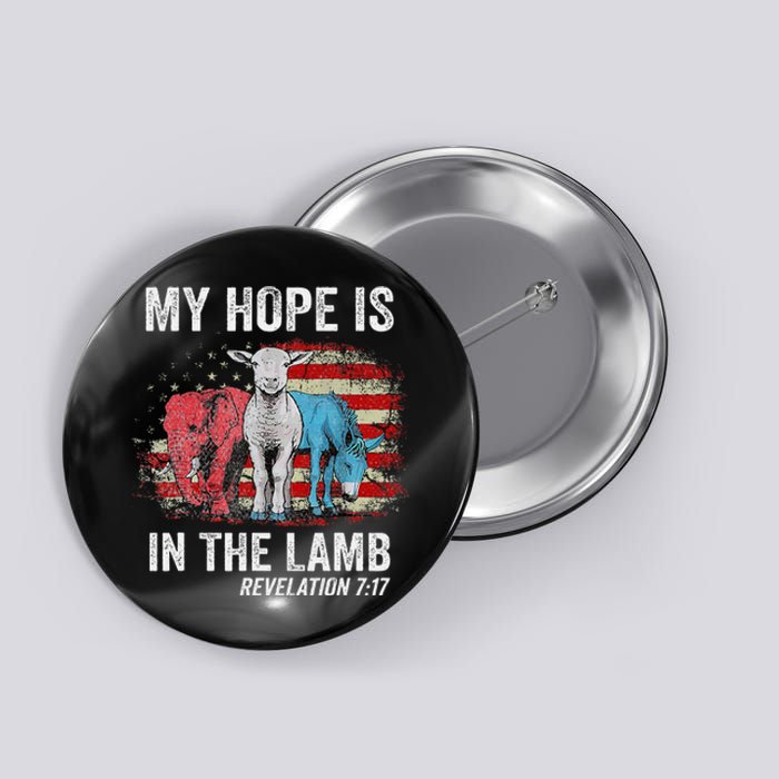 My Hope Is In The Lamb Button