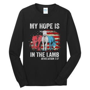 My Hope Is In The Lamb Tall Long Sleeve T-Shirt