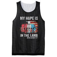 My Hope Is In The Lamb Mesh Reversible Basketball Jersey Tank