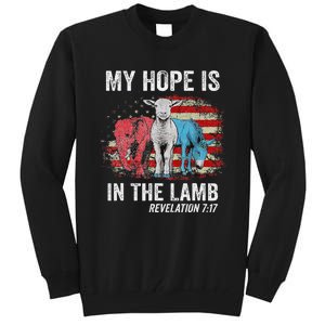 My Hope Is In The Lamb Tall Sweatshirt