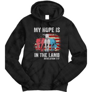 My Hope Is In The Lamb Tie Dye Hoodie