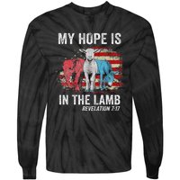 My Hope Is In The Lamb Tie-Dye Long Sleeve Shirt